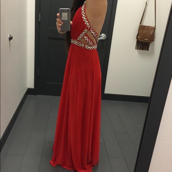 Sequin Hearts Dresses Dillards Red Sequin Formal Dress Poshmark